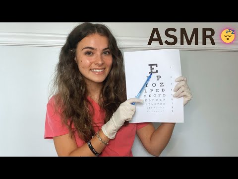 ASMR Eye exam (Doctor roleplay)