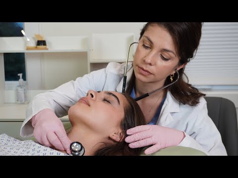 ASMR Comprehensive Medical Exam: Scalp, Face, Head, Abdomen, Back | Sleep Treatment, Soft Spoken