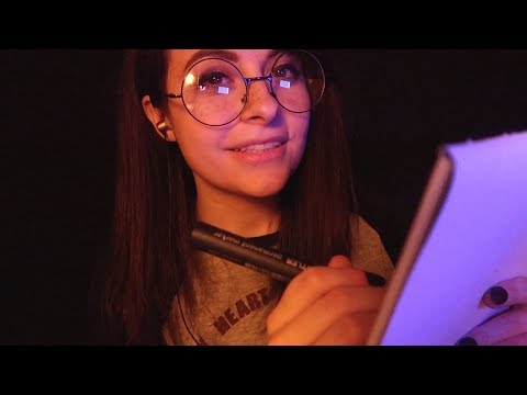 ASMR FRANCAIS ⚪️ JE FAIS TON PORTRAIT ! 🖌️