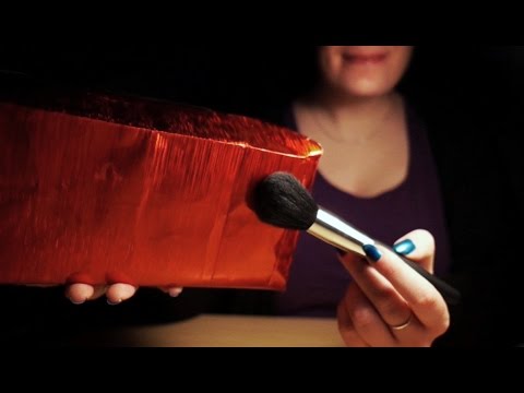 Binaural ASMR. 3Dio Mic in a Box (Tapping, Scratching, Brushing)