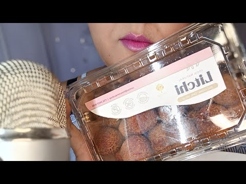 ASMR Sonidos Relajantes,Comiendo Litchi #asmr #food