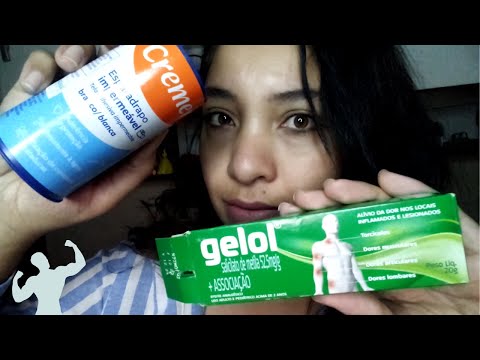 ASMR Cuidando de você atleta depois de uma partida cansativa: Gelol, massagens intensas, curativos +