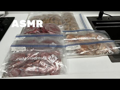 ASMR ORGANIZANDO O FREEZER COMIGO ✨