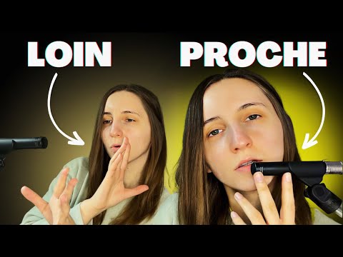 ASMR FR | Je M'AVANCE et je M'ÉLOIGNE des MICROS ￼(ça picote le cerveau) 🤩