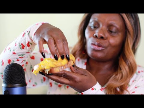 Cheesy Sandwich With Avocado ASMR Eating Sounds