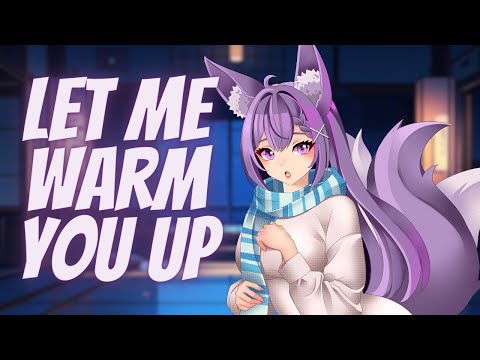 Clingy kitsune warms you up with her fluffy tail magic (F4A)[ASMR] [Binaural] [Sleep aid]