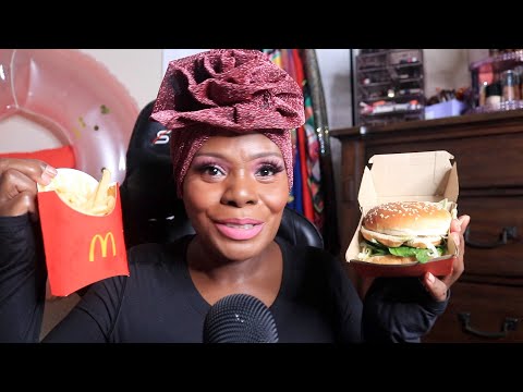 Mcdonalds ASMR Eating Sounds