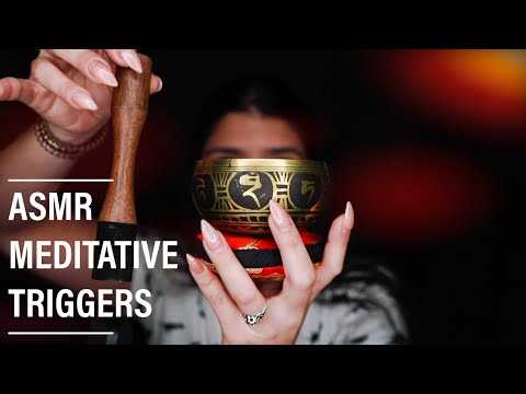 ASMR TRIGGERS FOR MEDITATION - Tingsha Bells AND Singing Bowls