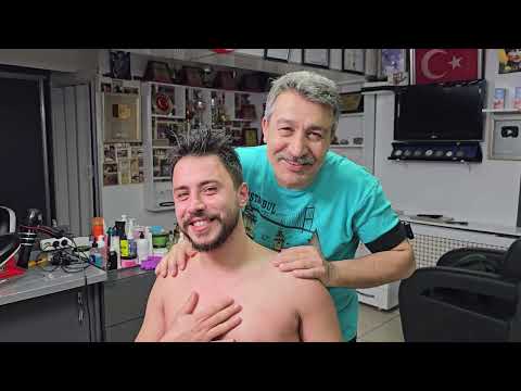 REAL BARBER SHOP EXPERIENCE! RELAXING TURKISH MASSAGE AND SKIN CARE