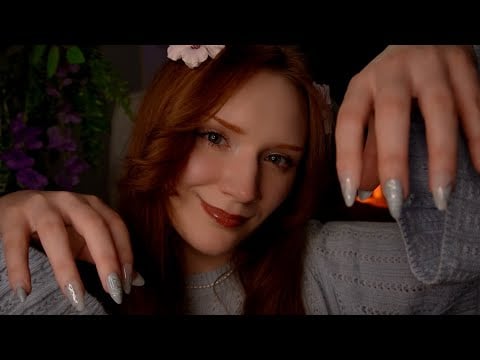 ASMR🪼Clicky Mouth sounds and Face Touching: Jellyfish, Invisible slime, Tapping 💆