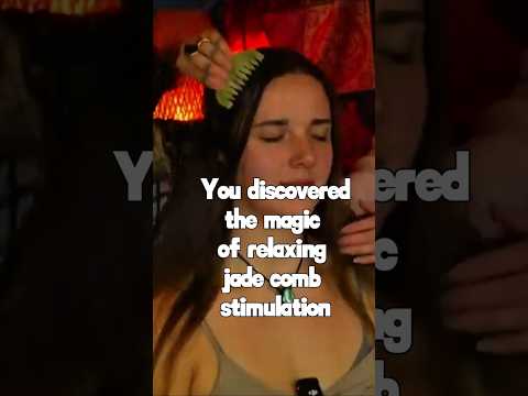 Jade comb ASMR relaxation #asmr #jadecomb #relaxation #deepsleep #asmrtracing #scalpmassage