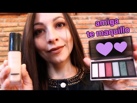 ASMR ​||💜​​💄​Eres Mi Amiga y Te MAQUILLO para una CITA ||👄​Role Play