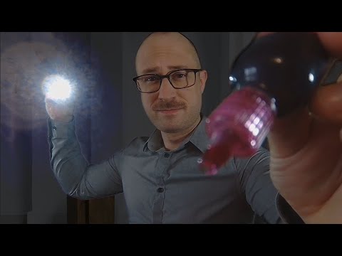 ASMR Fast Vision Test 👁️👁️ - Light Triggers, Eye Drops, Color Test