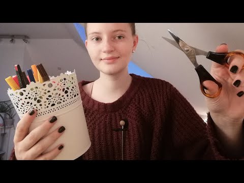 ASMR | Things on my desk [deutsch / german]