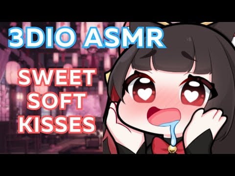 asmr stream #30 🌸 (3DIO - sweet, soft kisses)