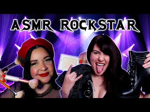 ASMR ROLEPLAY VOCE É UMA ROCKSTAR E NÓS VAMOS TE PREPARAR PARA O SEU SHOW! ft. @MariMASMR