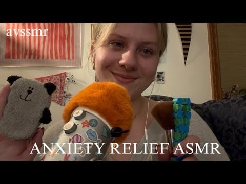 ASMR Super Tingly Anxiety Relief! (plucking, mic brushing, personal attention) 🐛