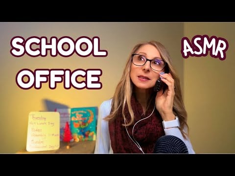 ASMR School Secretary Roleplay ✏️ A Busy Morning in the Office | Soft Spoken Personal Attention