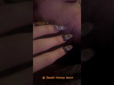 Beard Scratching with LONG nails ASMR