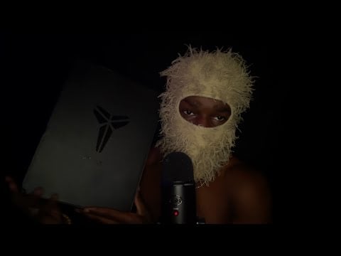 ASMR Unboxing a Gift From the G.O.A.T. ( insane tapping)