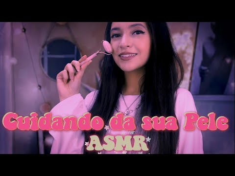 ASMR Antes de Dormir ☾ Cuidando da sua Pele: Limpeza & Massagem Até Você Dormir l ASMR BR