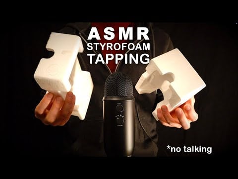 ASMR Super Tingly Styrofoam | Tapping & Scratching (No Talking)