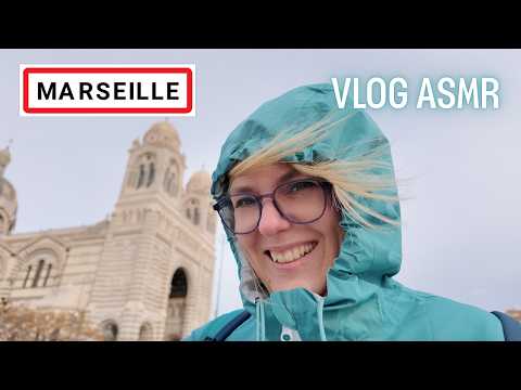 ASMR FR 🧳 Vlog week-end sous le mistral de Marseille (Jour 1)