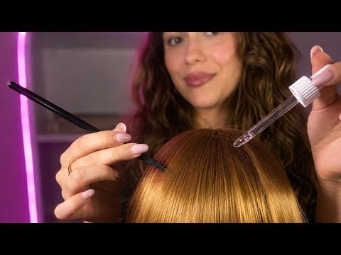 ASMR Doll Roleplay 🤍 Gentle Scalp Care & Scratching Sounds