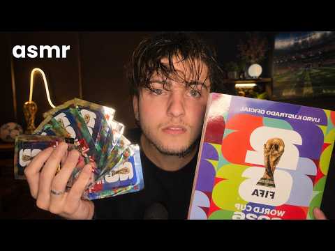 ASMR ESPAÑOL PARA DORMIR COMPLETANDO EL ALBUM DEL MUNDIAL 2026 asmr susurros