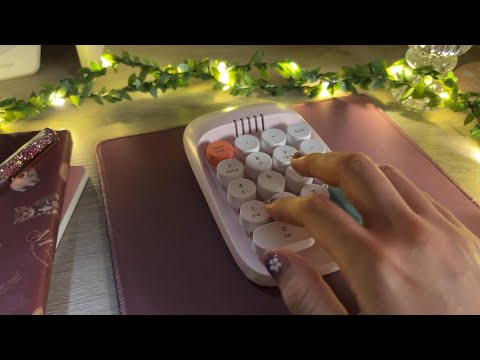 ASMR｜Working sound｜A pleasant sound of hitting the numeric keypad│ No talking