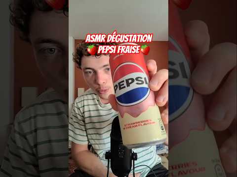 asmr dégustation🍓Pepsi fraise🍓