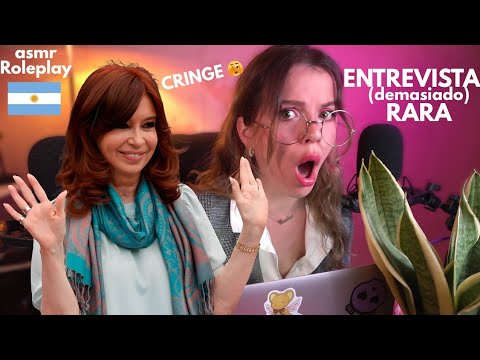 ASMR ENTREVISTA ARGENTINA con CRISTINA KIRCHNER 😳 Carol ASMR Roleplay 🇦🇷❤️