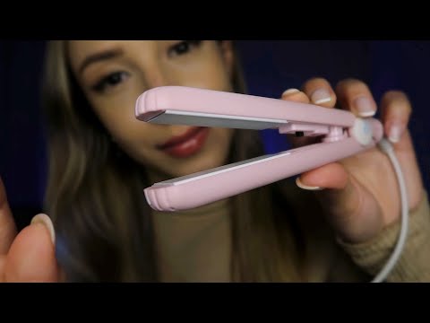 ASMR ☁️ mexendo no seu cabelo bem devagar até você dormir (chapando, escovando..)