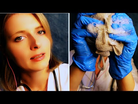 ASMR deutsch Arzt Roleplay I Ärztin wäscht dich sanft I Medical Exam RP (german)