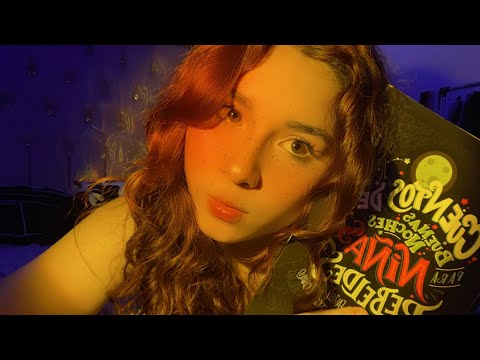 ✨😴ASMR Te leo CUENTOS antes de dormir✨ | Susurros + chimenea de fondo🌈