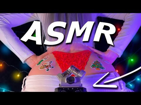 ASMR BEST SOUNDS of Red Lace and WHITE JEANS Back Scratching Sounds | No Talking ZOOM H6