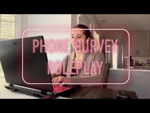 ASMR Roleplay Request - Phone Survey (Soft Spoken)