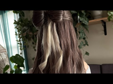 ASMR | Bow Hairstyle | Hairstyling, Perfectionist - Finishing Touches- Soft Spoken 😆