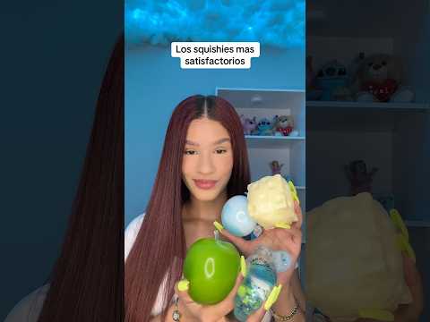 Los squishies más satisfactorios! 😍🧀🍏 #asmr #cheesesquishy #squishies #asmrsatisfying #asmrvideo