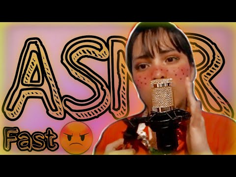 Asmr Muito Agressivo 😡🍉👿🖐/Asmr Fast 😠