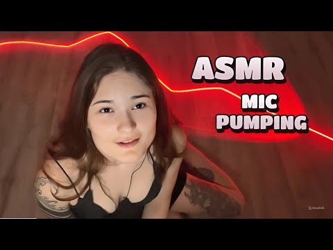 ASMR | Fast & Aggressive Mic Pumping & Spit Painting You