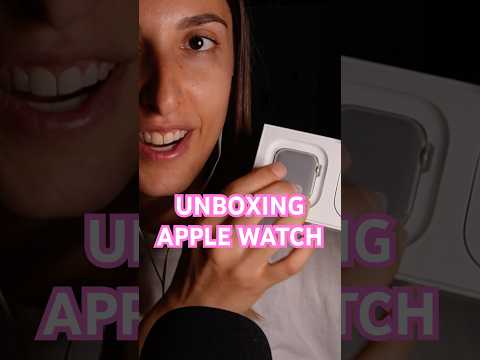 Unboxing nuovo APPLE WATCH 😍 #asmrita #applewatch #shortsasmr