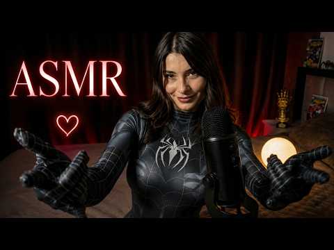 ASMR Spider-Girl 🕷️💗 Kisses & Whispers | Человек-паук спасает тебя от бессонницы 🌙