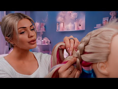 ASMR girl whos OBSESSED with you braids your hair for a date 🎀  (personal attention roleplay)