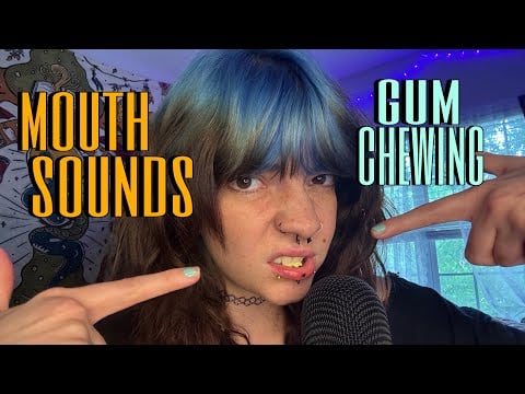 ASMR Intense Up-Close Mouth Sounds | Gum Chewing, Wet & Dry, Tongue Flutters & Swirling