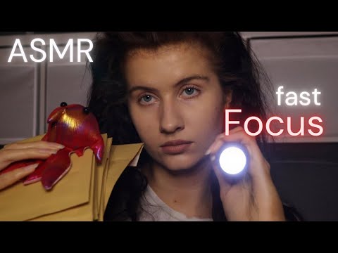 ASMR (fast) FOCUS GAMES & random triggers 💤🌙 to make you sleepy 🥱 😴