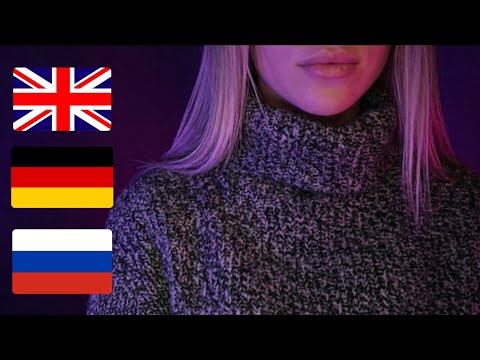 Learn Languages with ASMR 🌙 English, German & Russian Whispering (Soft & Calm)