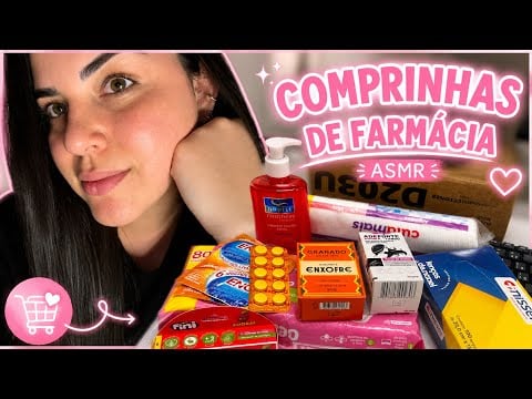 EU VOLTEI! 🥹💗 Comprinhas de Farmácia + ASMR