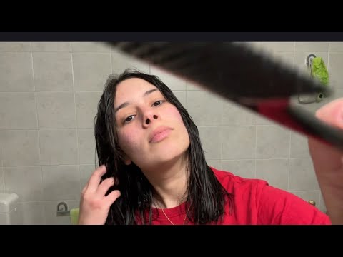 ASMR rilassati con me (no spoken, tapping, hair, white noise)