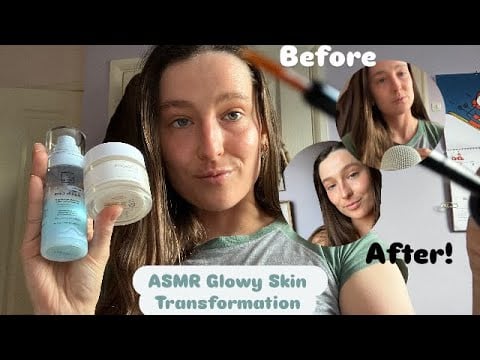 ASMR | My skincare routine! (Inaudible rambles, face and product tapping) 💆‍♀️🫧